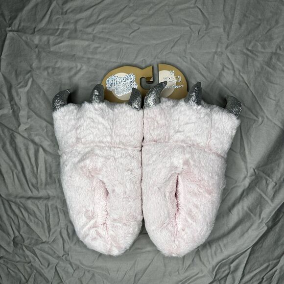 Moon‎ Cake Bear Paw With Glitter Claws Slippers (Medium US 7/8) New - Picture 1 of 3